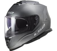 LS2 FF800 Storm II Solid Helmet, silver, size XL for Men
