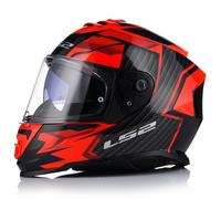 LS2 FF800 STORM DUAL VISOR ACU GOLD FULL FACE MOTORCYCLE HELMET TRACKER YELLOW