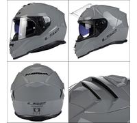 Ls2 Ff800 Storm Ii Full Face Helmet Grey 3XL unisex