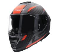 LS2 FF800 STORM RACER full-face helmet matt titanium-fluo orange XL