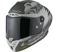 LS2 FF805 Thunder Carbon Full Face Helmet GP Aero Polar Polar/Matt BlackL Polar,Matt Black