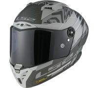 LS2 FF805 Thunder C GP Aero Polar Helmet, black matt/grey, size M (57/58)