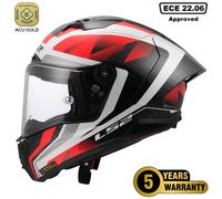 LS2 FF805 THUNDER CARBON FIBRE ACU GOLD FULL FACE ECE MOTORCYCLE CRASH HELMET