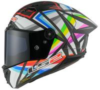 LS2 FF805 THUNDER CARBON FIBRE ACU GOLD FULL FACE MOTORCYCLE CRASH HELMET