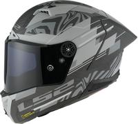 LS2 FF805 Thunder Carbon Full Face Helmet GP Aero Polar Polar/Matt BlackM Polar,Matt Black