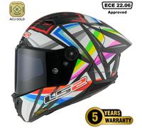 Ls2 Ff805 Thunder Carbon Gp Aero Flash Full Face Helmet Multicolor S
