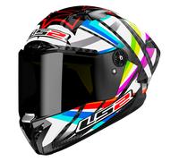 LS2 FF805 Thunder Carbon Full Face Helmet GP Aero Flash BlackXXL Flash Black