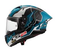 LS2 FF805 THUNDER GP AERO. 6K Carbon Motorcycle Full Face Helmet. HUERTAS Replica. Gloss. (M) 57-58 cm