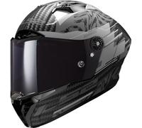 LS2 FF805 THUNDER GP AERO. 6K Carbon Motorcycle Full Face Helmet. POLAR Matt Black (XL) 61-62 cm
