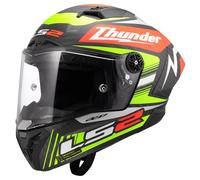 LS2 CARBON FULL FACE MOTORBIKE MOTORCYCLE MOTO-GP RACING HELMETS FF805 THUNDER