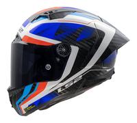 LS2 FF805 THUNDER GP AERO RAUTE Integralhelm blau-rot XS