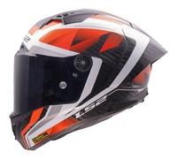 LS2 FF805 THUNDER GP AERO RAUTE Integralhelm weiss-rot S