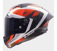 LS2 Thunder GP Aero Motorbike Motorcycle Helmet - Raute White / Red