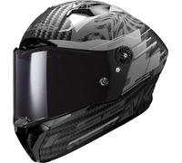 LS2 FF805 Thunder GP Polar Carbon Helmet, black matt/grey, size XL (61/62)