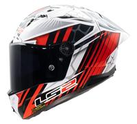LS2 FF805 THUNDER GP REPLICA PEROLARI Integralhelm weiss-rot XXL