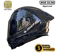 LS2 FF807 Dragon Forged Carbon Helmet, carbon, size L for Men