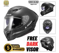 LS2 FF807 Dragon Carbon Helmet, carbon, size XS for Men