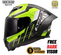 Ls2 Ff807 Dragon Trax Full Face Helmet Black 2XL