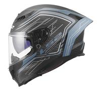 LS2 FF807 Dragon full face helmet Subic matt blue petrol carbon black