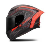 Ls2 Ff807 Dragon Subic Full Face Helmet Black 3XL