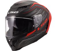 LS2 FF807 Dragon Subic, full face helmet S Matt Black/Red