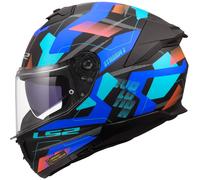 LS2 FF808 Stream 2 Full Face Moto Motorcycle Motorbike Helmet Mika Black / Blue