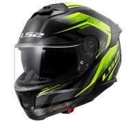 LS2 FF808 STREAM FULL FACE ECE22.06 ACU DUAL VISOR MOTORCYCLE HELMET FURY YELLOW