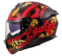 §LS2 FF808 Stream II Full Face Helmet Black-Red§
