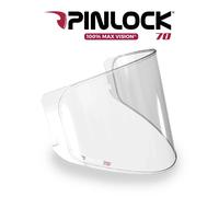 LS2 Helmets Motorcycle Helmet Visor FF808 Stream II – Pinlock Ready Anti-Fog – Clear/Smoke