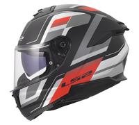 LS2 FF808 Stream II Full Face Helmet Black/RedM Black,Red