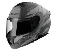 LS2 FF808 Stream II Shadow Helmet, grey, size L