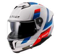 LS2 FF808 Stream II Full Face Helmet Vintage White/Blue/RedXS Vintage White,Blue,Red
