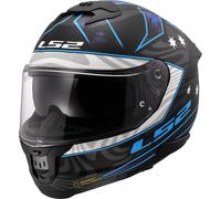 §LS2 FF808 Stream II Full Face Helmet Black-Blue§
