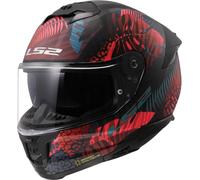 LS2 FF808 Stream II Jungle Helmet, Matte Black/Red/Blue, 2XL (63/64)