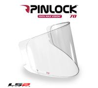 LS2 Helmets Motorcycle Helmet Visor FF808 Stream II – Pinlock Ready Anti-Fog – Clear/Smoke