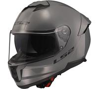 LS2 FF808 Stream II Solid Helmet, grey, size M for Men
