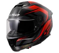 LS2 FF808 STREAM II FULL FACE ECE22.06 ACU DUAL VISOR MOTORCYCLE HELMET FURY RED