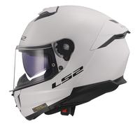 LS2 FF808 STREAM II WHITE DUAL VISOR Ece22.06 ACU FULL FACE MOTORCYCLE HELMET