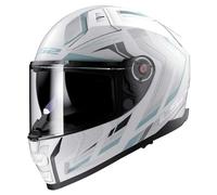 LS2 FF811 Vector II Alizer Helmet, white/silver, size XS (53/54)