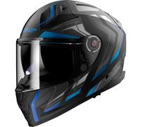 LS2 FF811 Vector II Alizer Helmet, black-blue, size 2XS for Men
