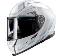 LS2 FF811 Vector II Alizer Helmet, white/silver, size XS (53/54)