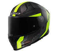 LS2 FF811 VECTOR II CARBON FIBRE ECE22.06 FULL FACE MOTORBIKE HELMET GRID YELLOW