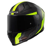LS2 FF811 Vector II Carbon Grid Helmet, yellow, size 2XL for Men