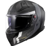 LS2 FF811 Vector II Carbon Grid, full face helmet 3XL Matt Black/Grey