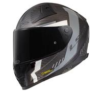 Ls2 Ff811 Vector Ii Carbon Grid Full Face Helmet Black 3XL