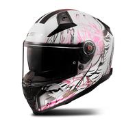 LS2 FF811 VECTOR II DARFLO Full Face Helmet White/PinkXS White,Pink