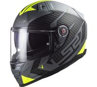 LS2 Helmets Full Face Helmet FF811 Vector II Splitter Black XS