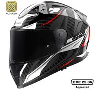 LS2 FF811 VECTOR II ECE22.06 DUAL VISOR FIBREGLASS FULL FACE MOTORCYCLE HELMET