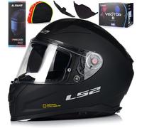 LS2 Vector II Solid Helmet, black, size 4XL 67 68