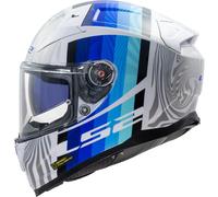 LS2 FF811 VECTOR II FREEDOM Integralhelm weiss-silber XXL